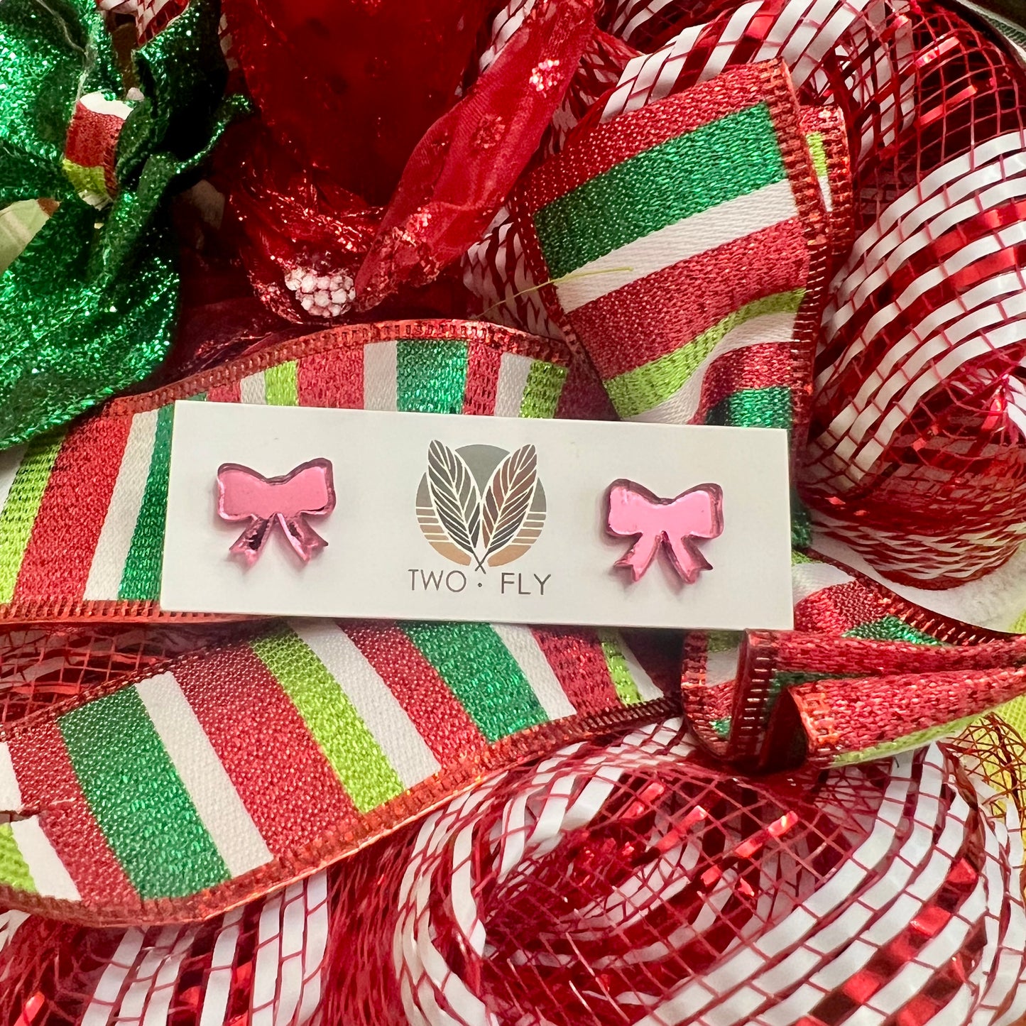 Holiday Bow Studs
