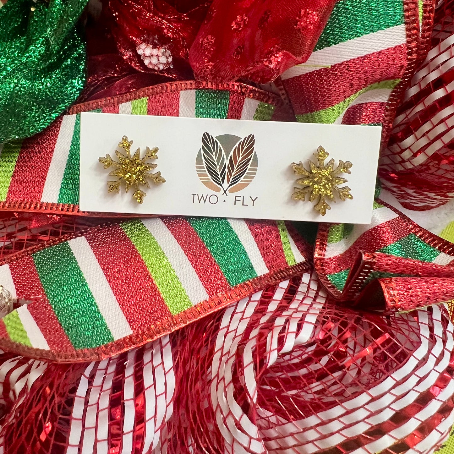 Winter Snowflake Studs