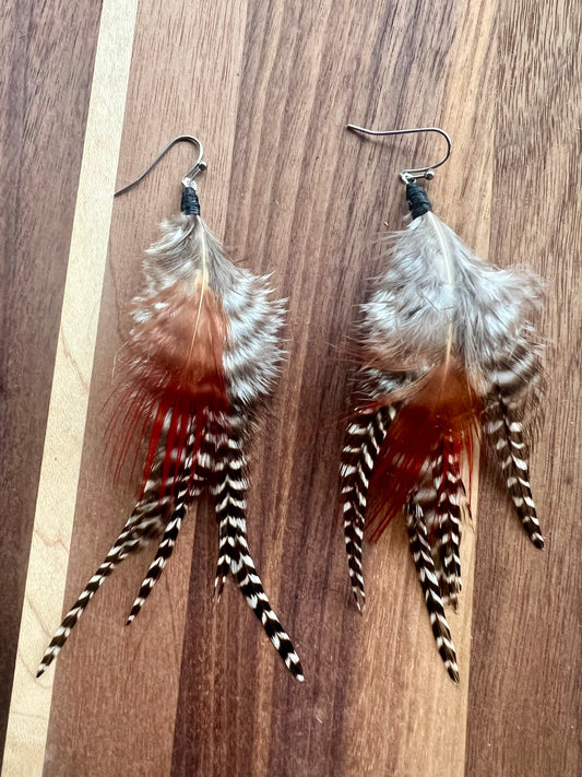 Crimson Ember Earrings