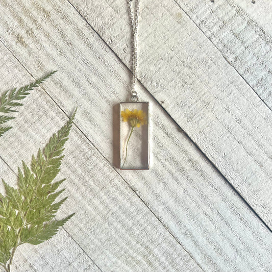 Yellow Flower Necklace