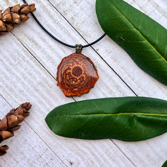 Natural Knobcone Pinecone Necklace